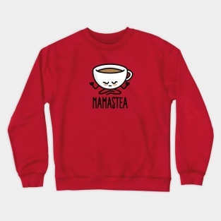 Namastea Namaste meditation black tea Yoga Kawaii Crewneck Sweatshirt